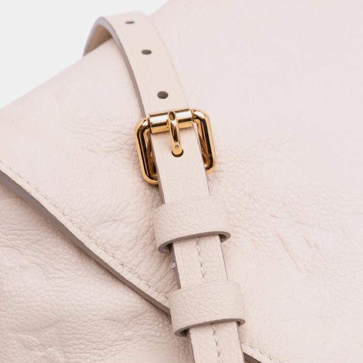 Pre Owned Louis Vuitton Beige Brown Monogram Empreinte Lumineuse PM