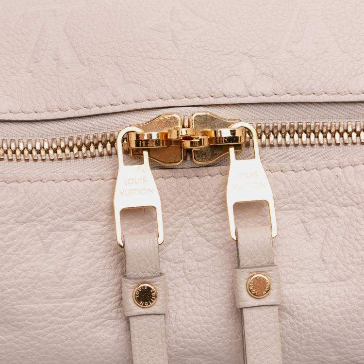 Pre Owned Louis Vuitton Beige Brown Monogram Empreinte Lumineuse PM