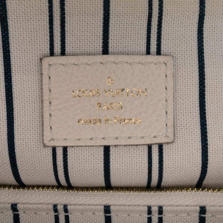 Pre Owned Louis Vuitton Beige Brown Monogram Empreinte Lumineuse PM