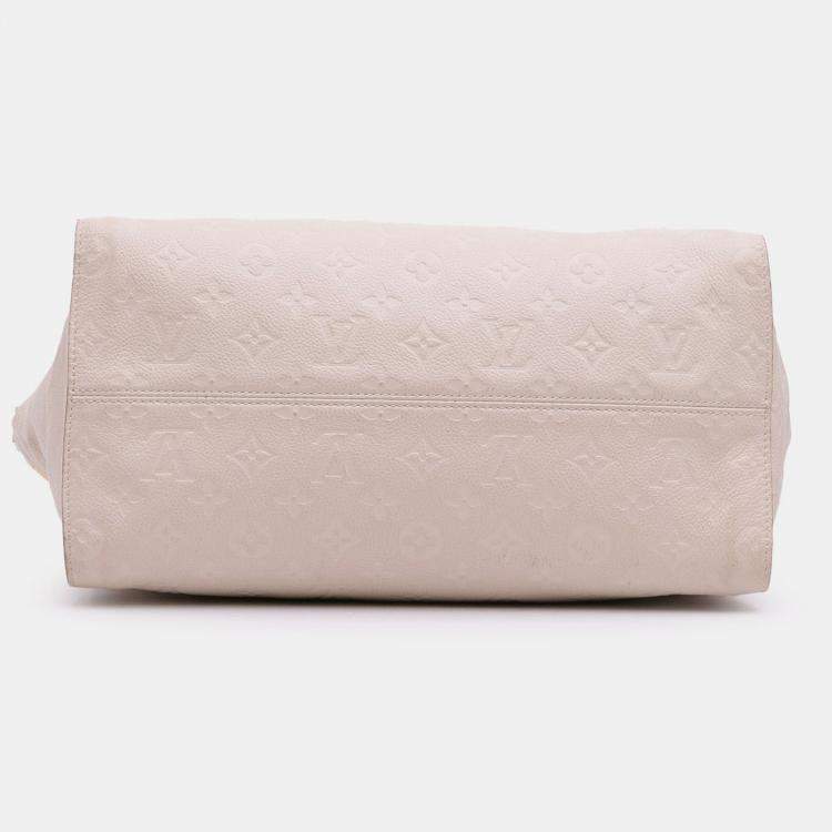 Pre Owned Louis Vuitton Beige Brown Monogram Empreinte Lumineuse PM