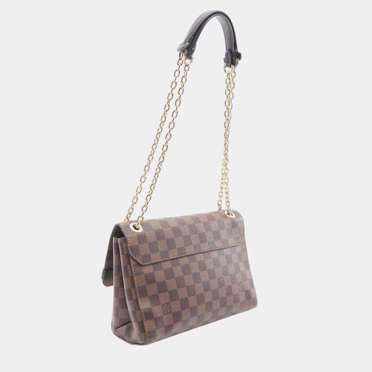 Pre Owned Louis Vuitton Brown Damier Ebene Vavin PM