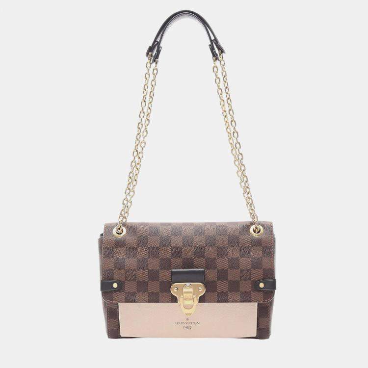 Pre Owned Louis Vuitton Brown Damier Ebene Vavin PM