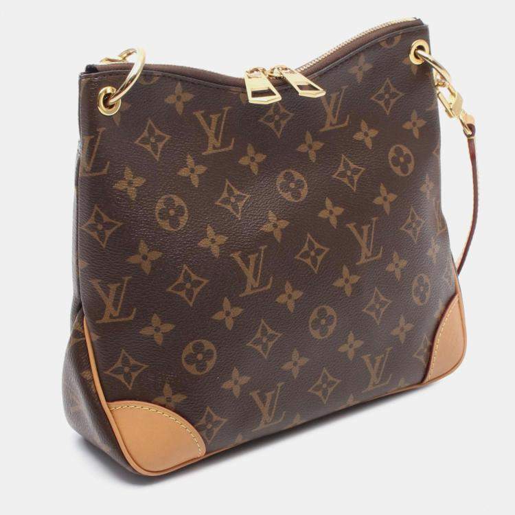 Pre Owned Louis Vuitton Brown Monogram Odeon PM