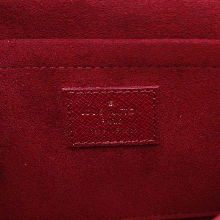 Pre Owned Louis Vuitton Brown Monogram Pochette Felicie