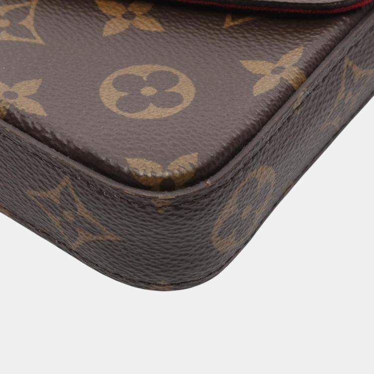Pre Owned Louis Vuitton Brown Monogram Pochette Felicie