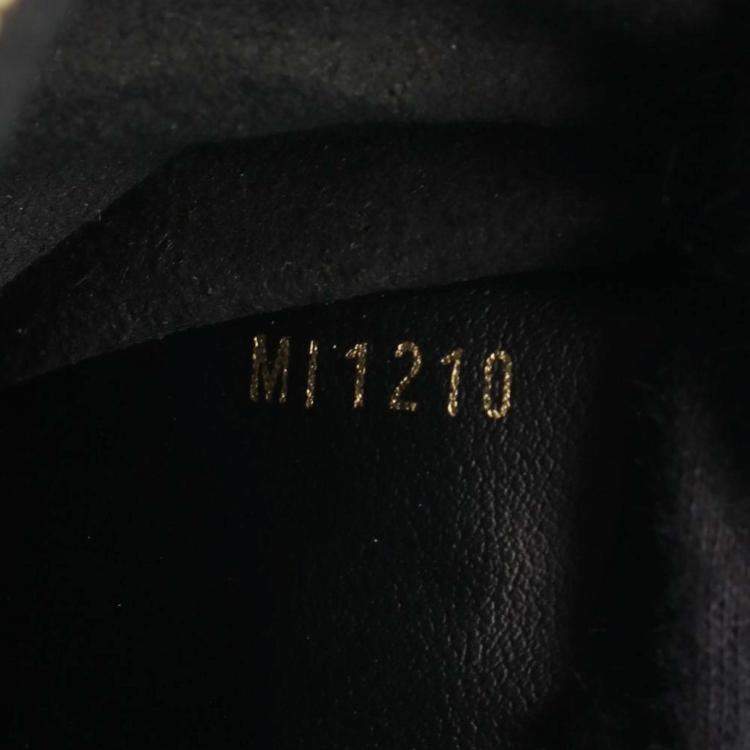 Pre Owned Louis Vuitton Brown Monogram Giant Reverse Double Zip Pochette