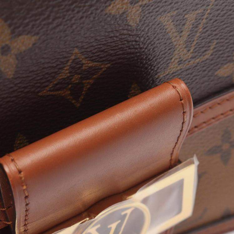 Pre Owned Louis Vuitton Brown Monogram Reverse Mini Dauphine