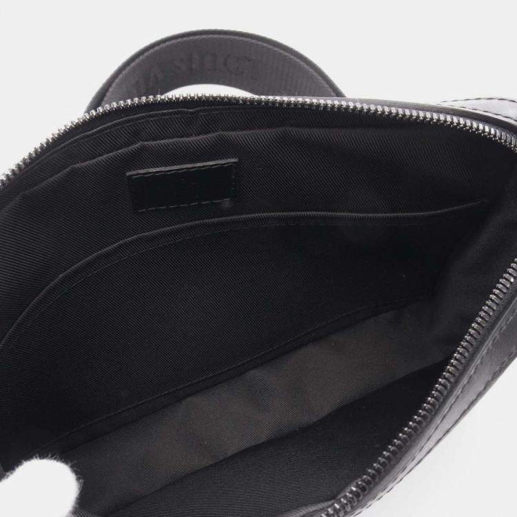 Pre Owned Louis Vuitton Black Monogram Shadow Duo Messenger