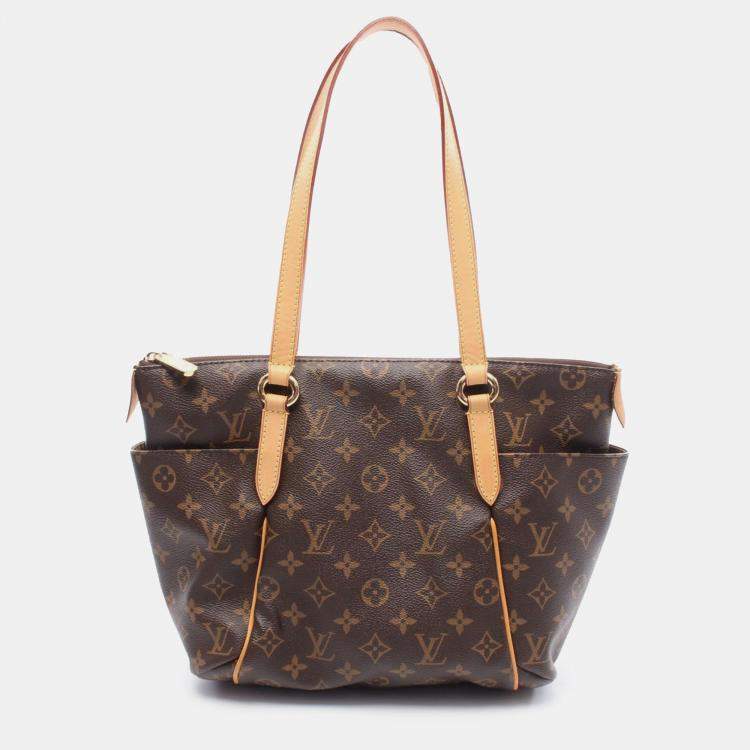 Pre Owned Louis Vuitton Brown Monogram Totally PM