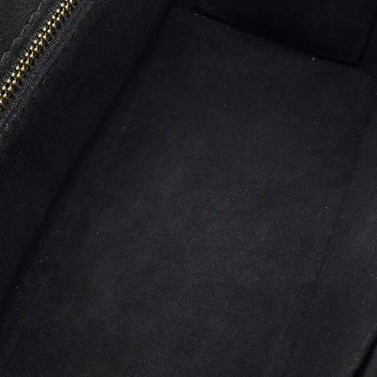 Pre Owned Louis Vuitton Black Monogram Empreinte Leather PM Vanity Bag