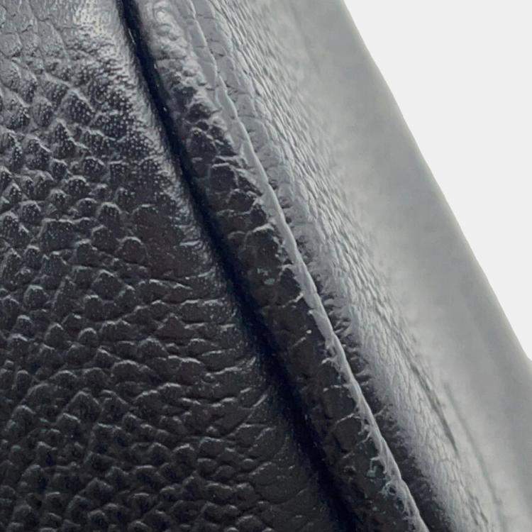 Pre Owned Louis Vuitton Black Monogram Empreinte Leather PM Vanity Bag