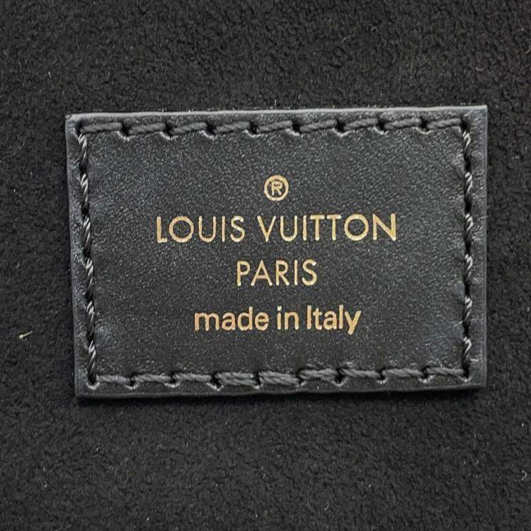 Pre Owned Louis Vuitton Black Monogram Empreinte Leather PM Vanity Bag