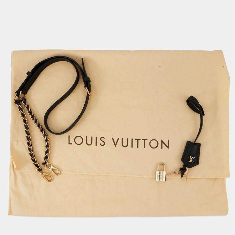 Pre Owned Louis Vuitton Black Monogram Empreinte Leather PM Vanity Bag