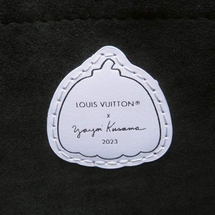 Pre Owned Louis Vuitton Lv X Yk Multi Pochette Accessoires Noir Monogram Empreinte Leather Infinity Dot