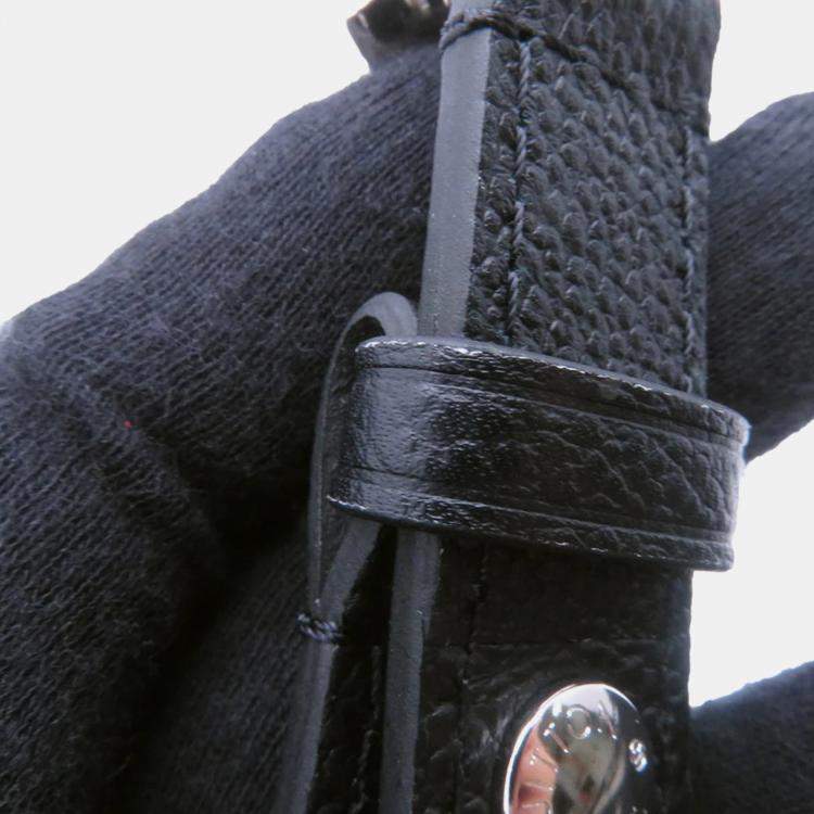 Pre Owned Louis Vuitton Lv X Yk Multi Pochette Accessoires Noir Monogram Empreinte Leather Infinity Dot