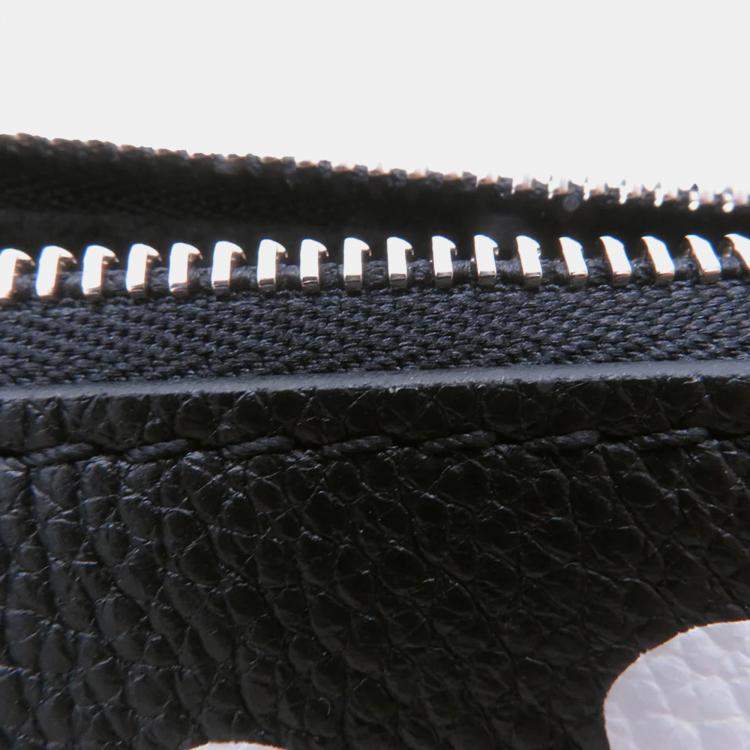 Pre Owned Louis Vuitton Lv X Yk Multi Pochette Accessoires Noir Monogram Empreinte Leather Infinity Dot