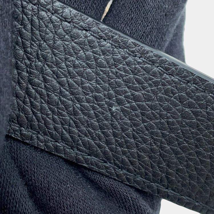 Pre Owned Louis Vuitton Padlock & Go Noir Grained Calf Leather