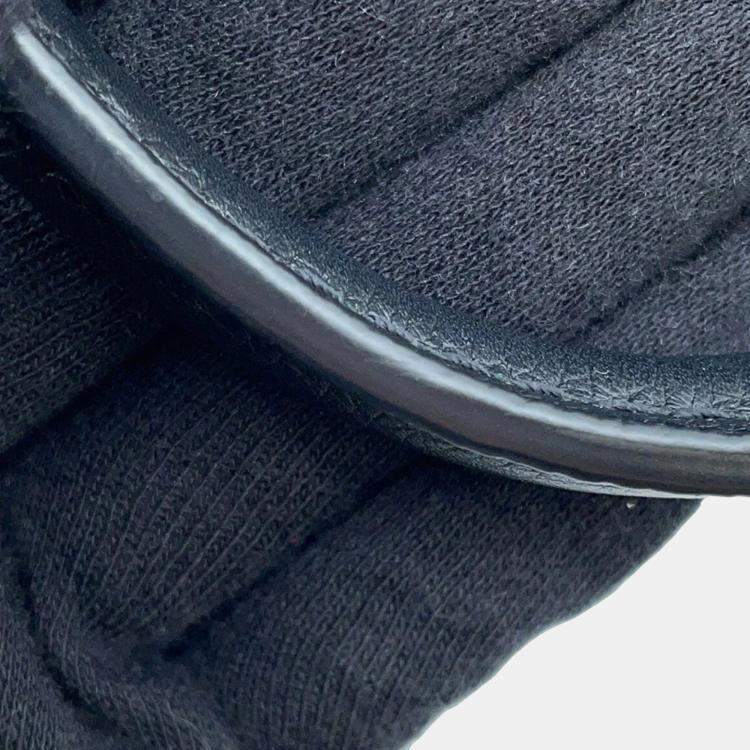 Pre Owned Louis Vuitton Padlock & Go Noir Grained Calf Leather