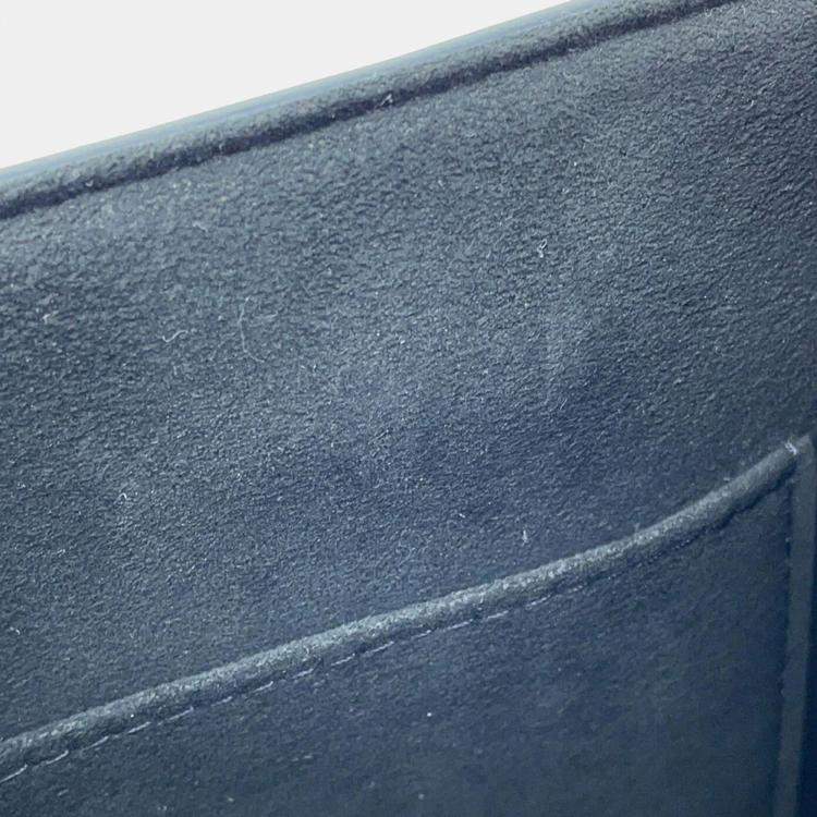 Pre Owned Louis Vuitton Padlock & Go Noir Grained Calf Leather