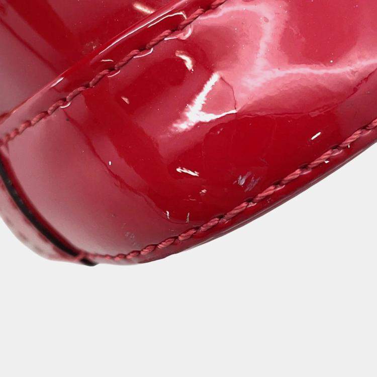 مملوكة مسبقًا Louis Vuitton Alma Scarlet Monogram Vernis Leather Size Bb