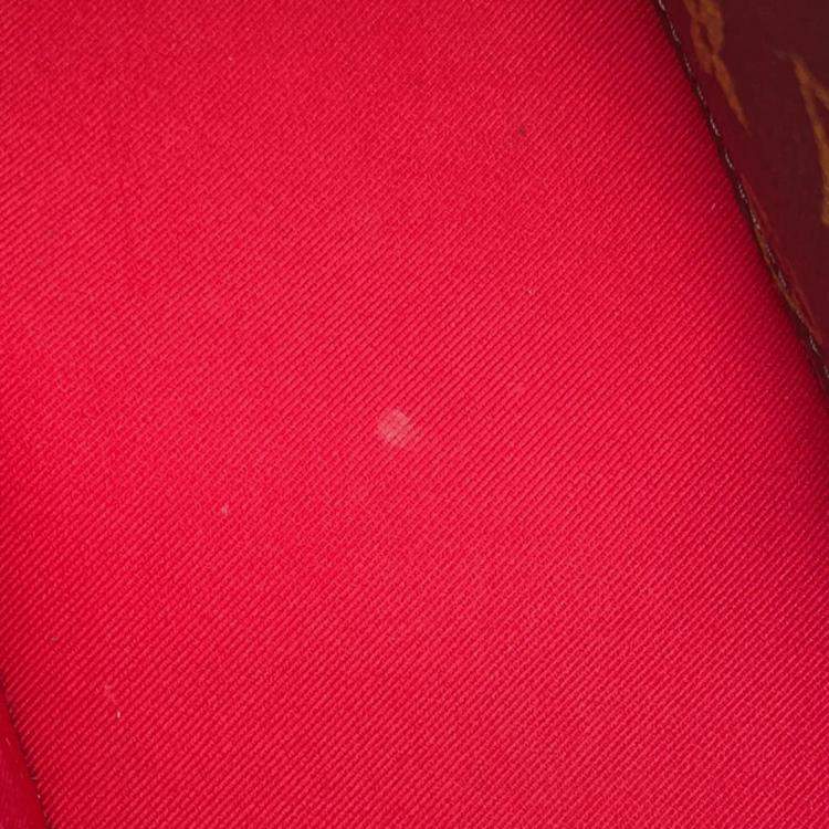 مملوكة مسبقًا Louis Vuitton Alma Scarlet Monogram Vernis Leather Size Bb