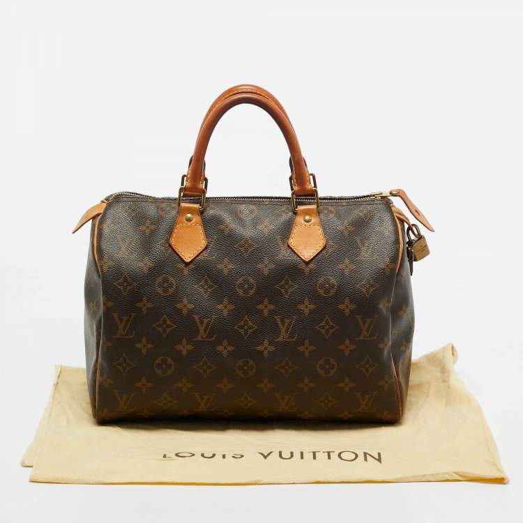 Pre Owned Louis Vuitton Monogram Canvas Speedy 30 Bag