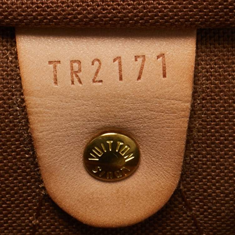 Pre Owned Louis Vuitton Monogram Canvas Speedy 30 Bag