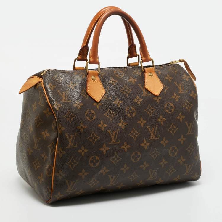 Pre Owned Louis Vuitton Monogram Canvas Speedy 30 Bag