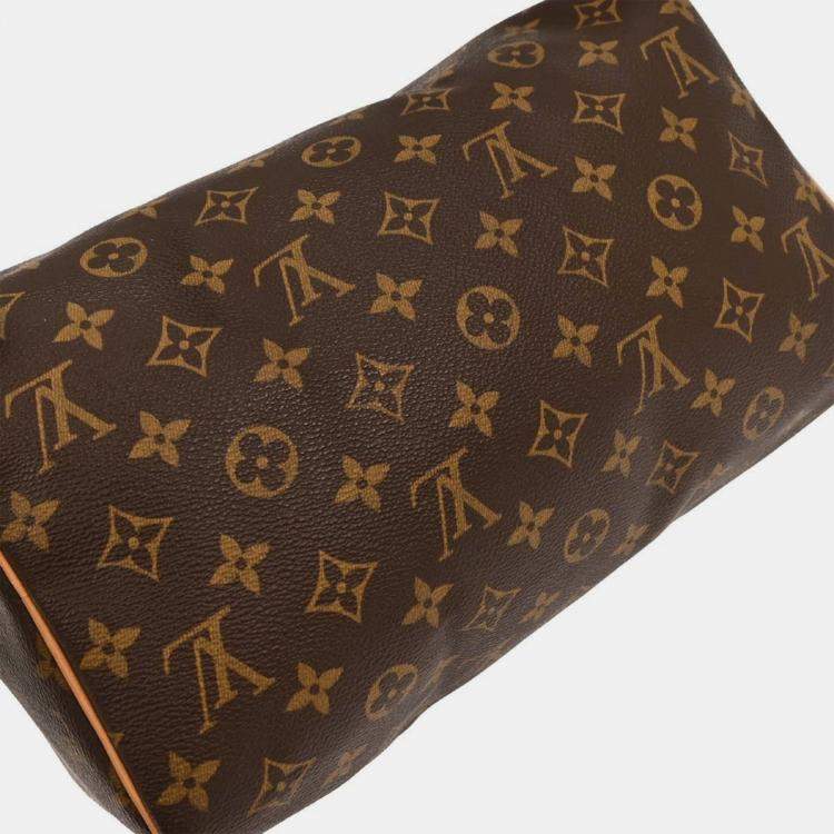 Pre Owned Louis Vuitton Monogram Speedy 30 Handbag M41526 TH0043
