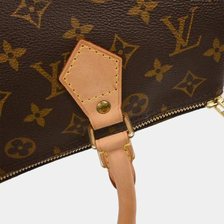 Pre Owned Louis Vuitton Monogram Speedy 30 Handbag M41526 TH0043