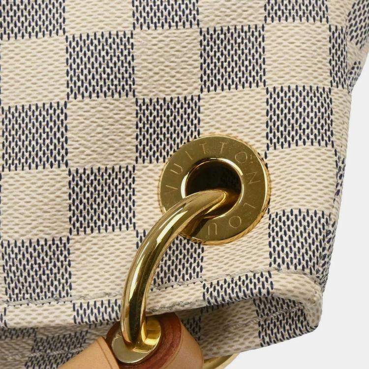 Pre Owned Louis Vuitton Damier Azur Artsy MM Handbag N41174 GT1193