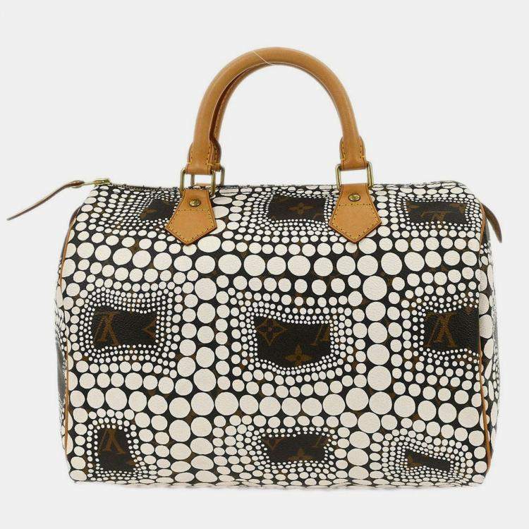 مملوكة مسبقًا Louis Vuitton White Monogram Town Speedy 30 Handbag 