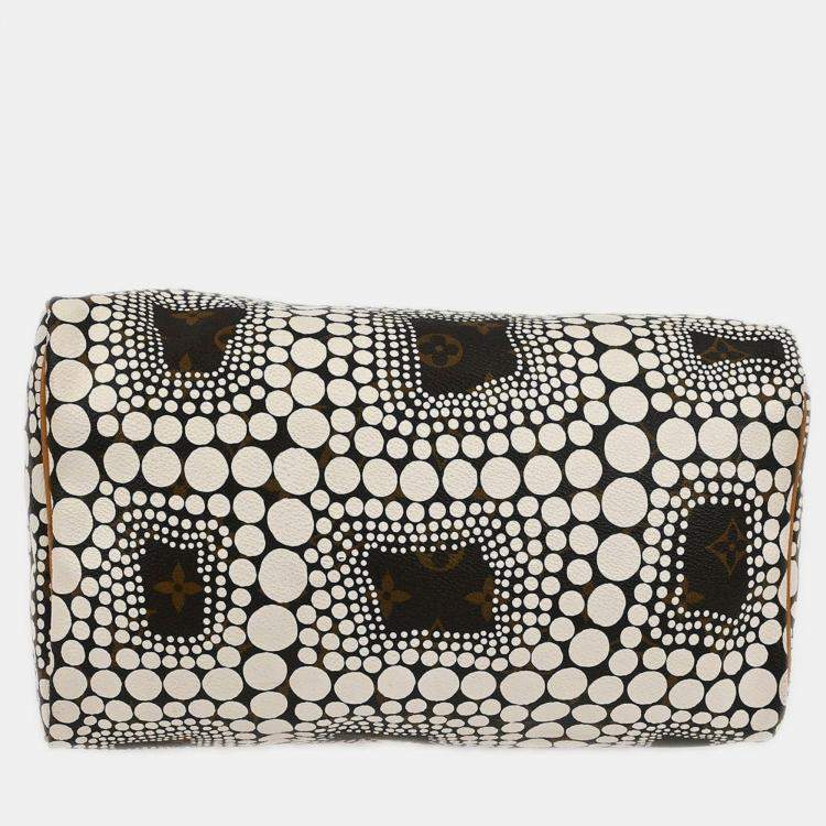 مملوكة مسبقًا Louis Vuitton White Monogram Town Speedy 30 Handbag 