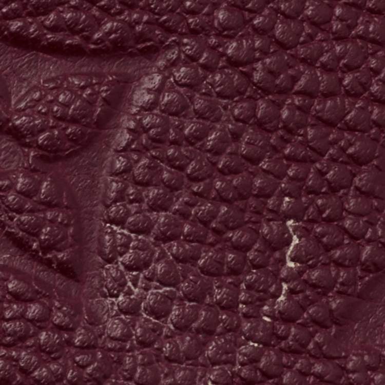 Pre Owned Louis Vuitton Aurore Monogram Empreinte Leather Sarah Wallet