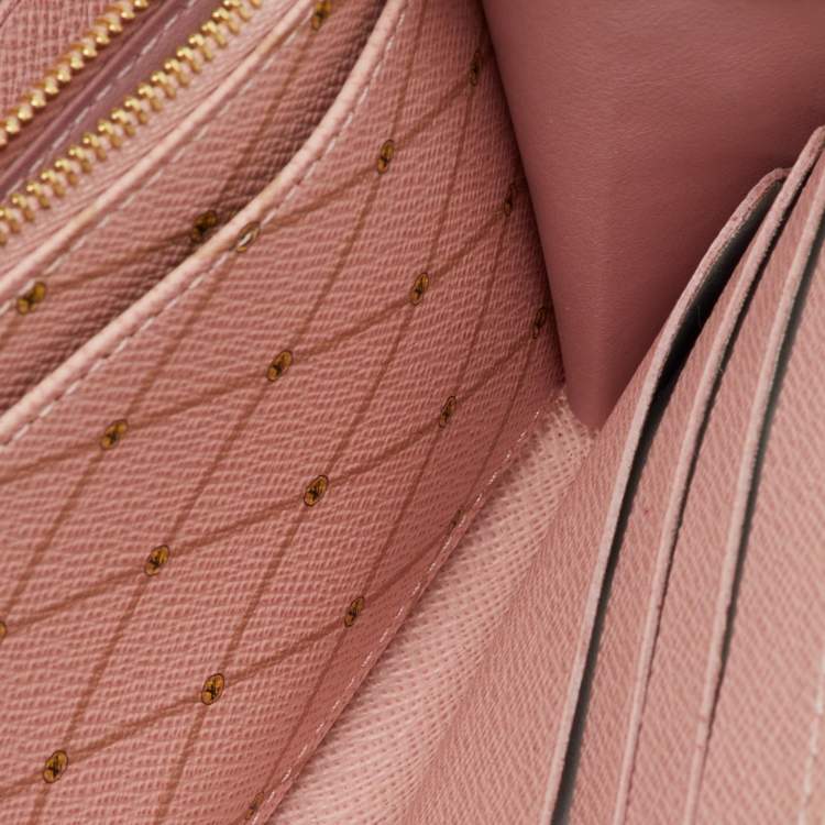 Pre Owned Louis Vuitton Damier Azur Canvas Summer Trunks Sarah Wallet