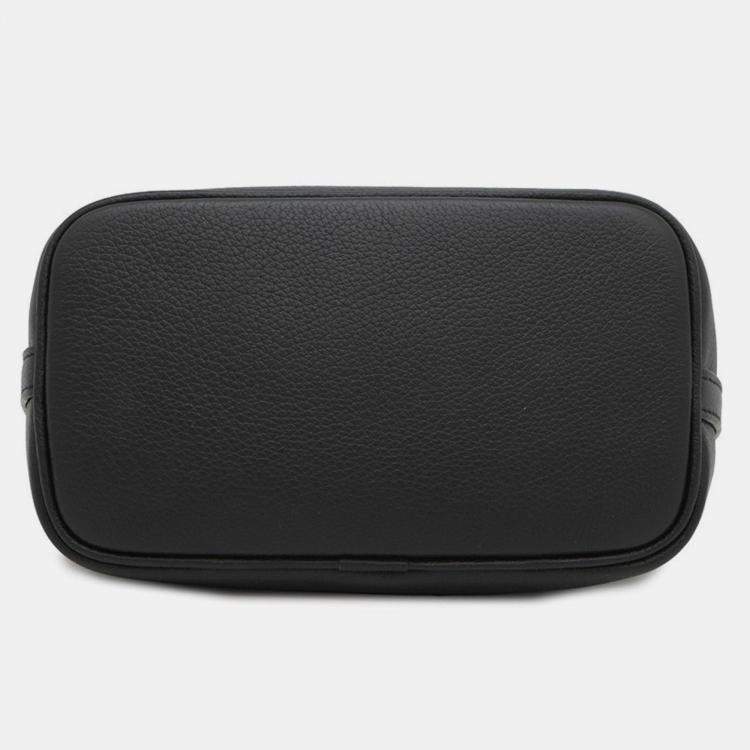 Pre Owned Louis Vuitton Rock & Walk Black Leather Shoulder Bag