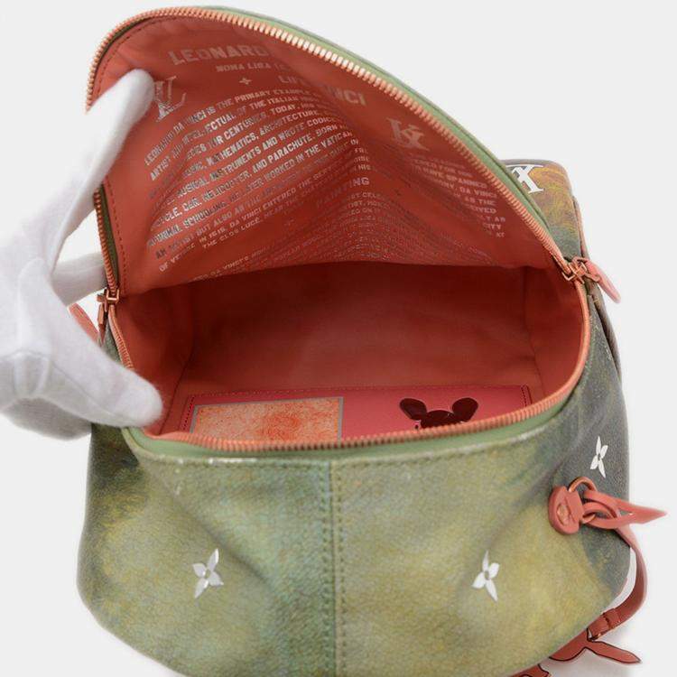 Pre Owned Louis Vuitton Da Vinci Palm Springs Canvas Backpack