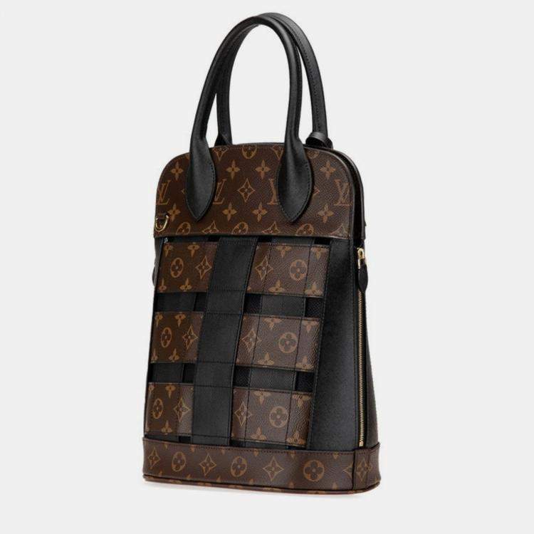Pre Owned Louis Vuitton Tressage Monogram MM Tote Bag