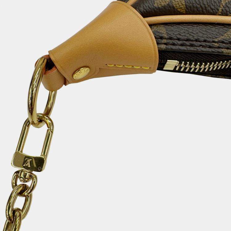 Pre Owned Louis Vuitton Brown Monogram Canvas Loop Shoulder Bag