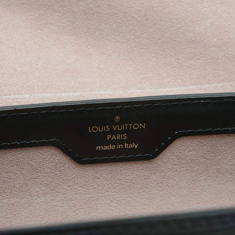 Pre Owned Louis Vuitton Papillon Trunk Black Epi Leather Shoulder Bag