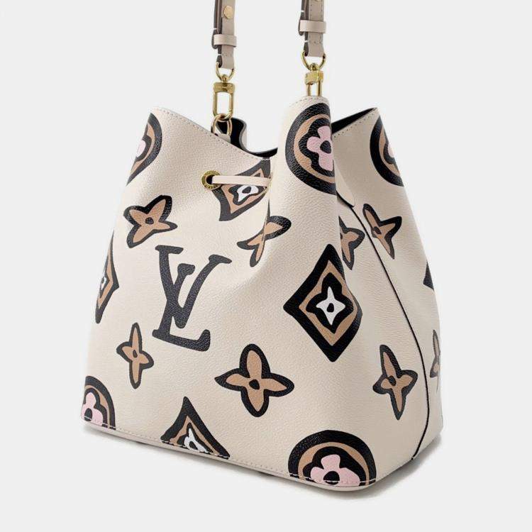 Pre Owned Louis Vuitton NeoNoe Wild at Heart Monogram Giant Handbag