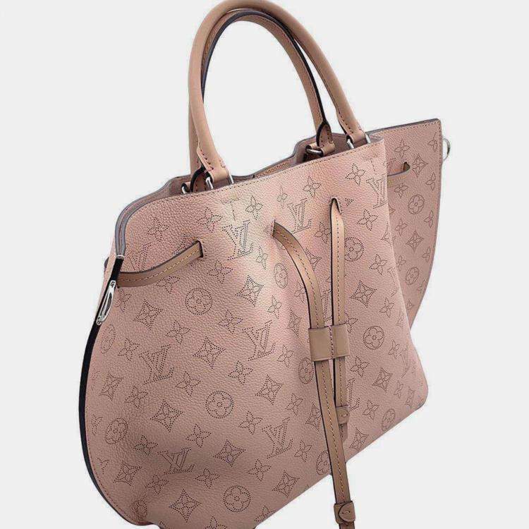 Pre Owned Louis Vuitton Mahina Girolata Pink Monogram Shoulder Bag