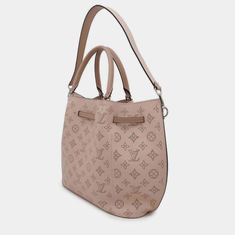 Pre Owned Louis Vuitton Mahina Girolata Pink Monogram Shoulder Bag