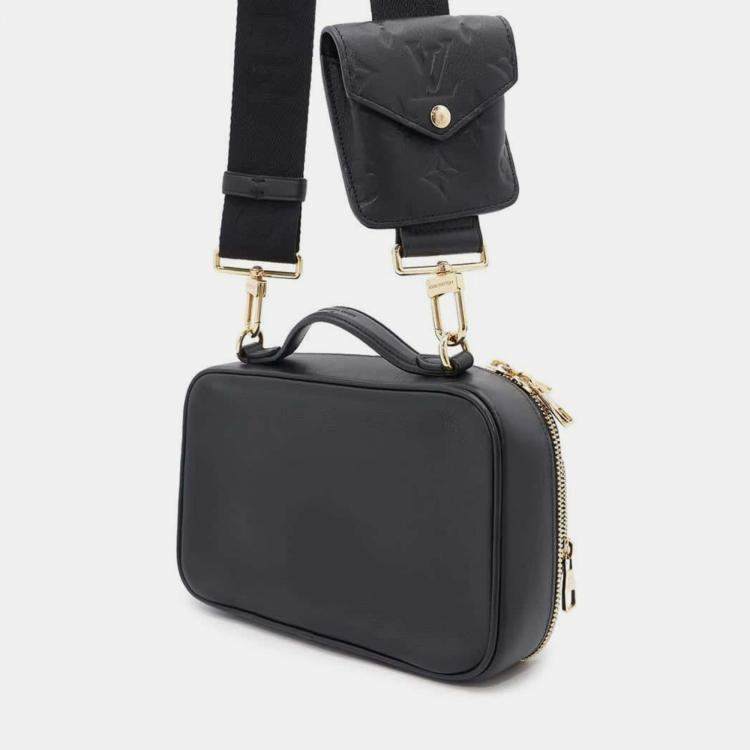 Pre Owned Louis Vuitton Utility Calfskin with Embossed Monogram Crossbody Bag