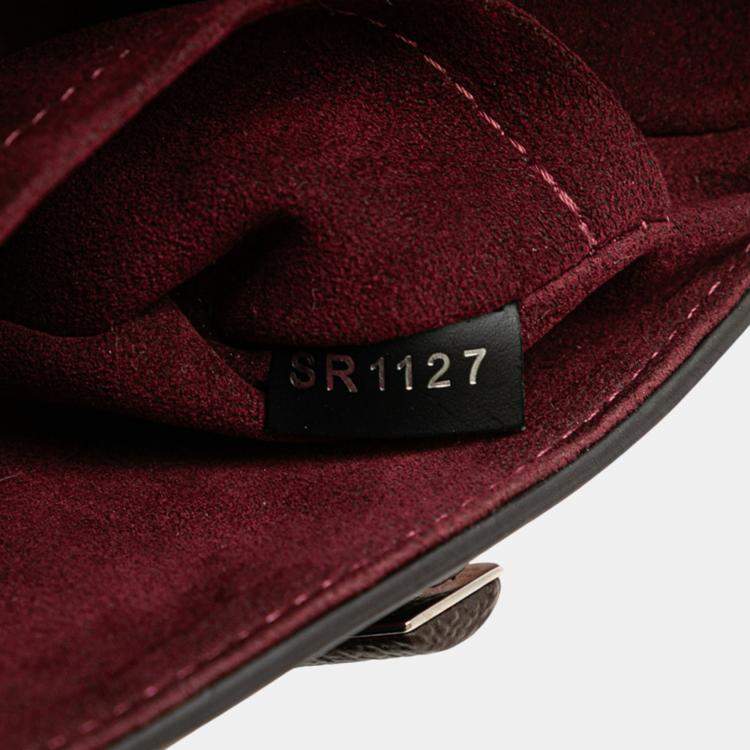 Pre Owned Louis Vuitton Red Vernis Monogram Twist PM