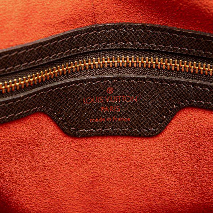 Pre Owned Louis Vuitton Brown Damier Ebene Triana