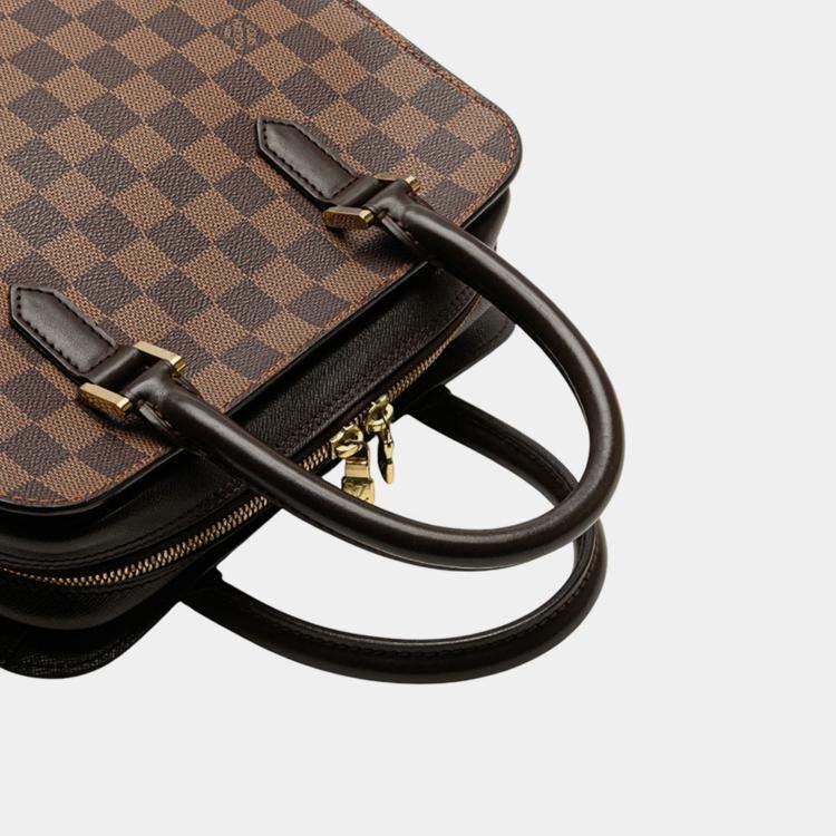 Pre Owned Louis Vuitton Brown Damier Ebene Triana