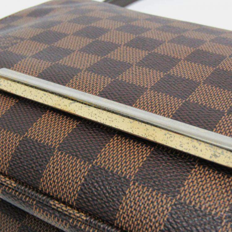 مملوكة مسبقًا Louis Vuitton Damier Hoxton GM Shoulder Bag Ebene