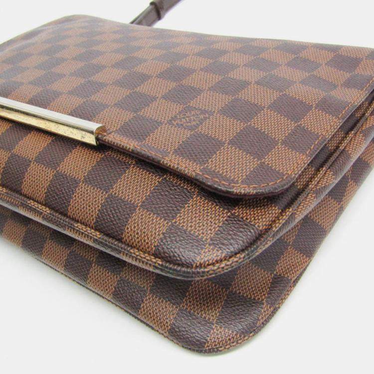 مملوكة مسبقًا Louis Vuitton Damier Hoxton GM Shoulder Bag Ebene