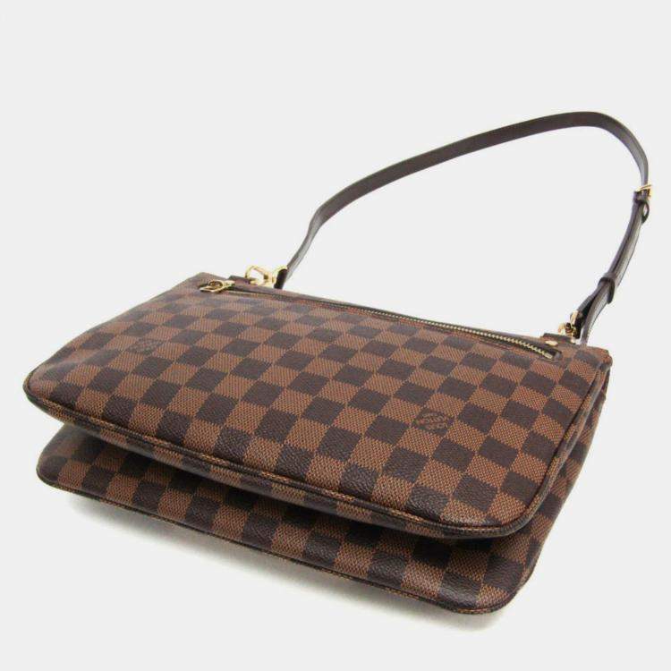 مملوكة مسبقًا Louis Vuitton Damier Hoxton GM Shoulder Bag Ebene